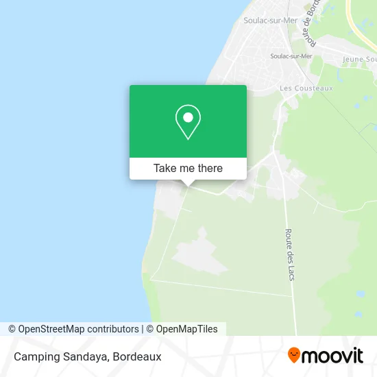 Camping Sandaya map