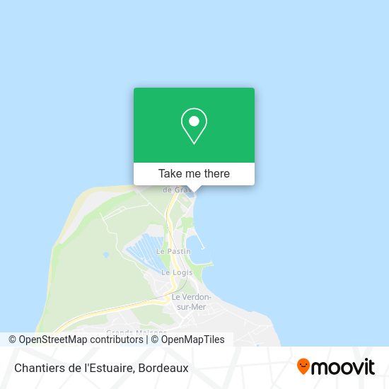 Chantiers de l'Estuaire map