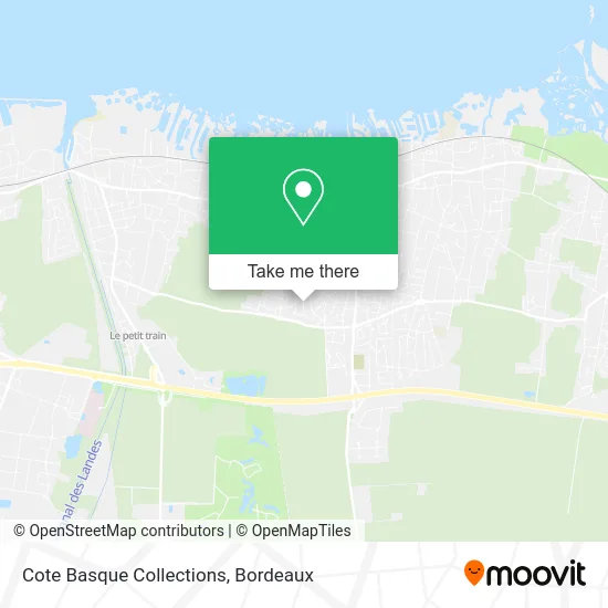 Cote Basque Collections map