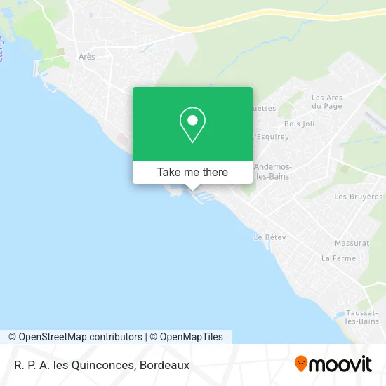 R. P. A. les Quinconces map