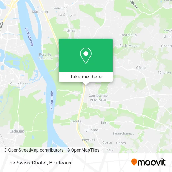 Le Chalet Suisse map