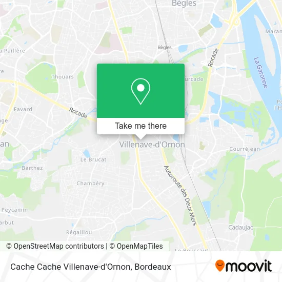 Cache Cache Villenave-d'Ornon map
