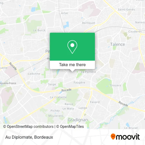 Au Diplomate map