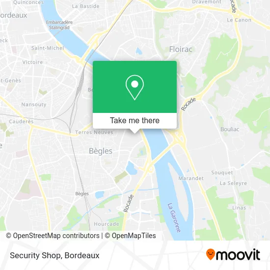 Security Shop map