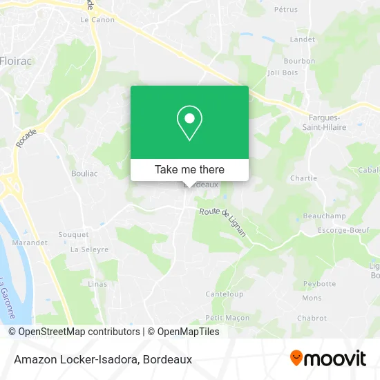 Amazon Locker-Isadora map