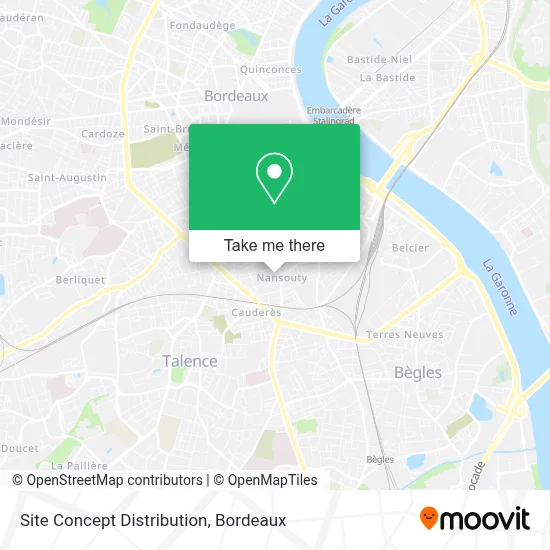 Site Concept Distribution map