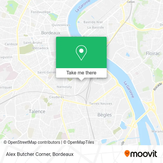 Alex Butcher Corner map