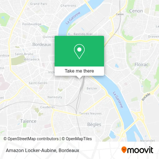 Amazon Locker-Aubine map