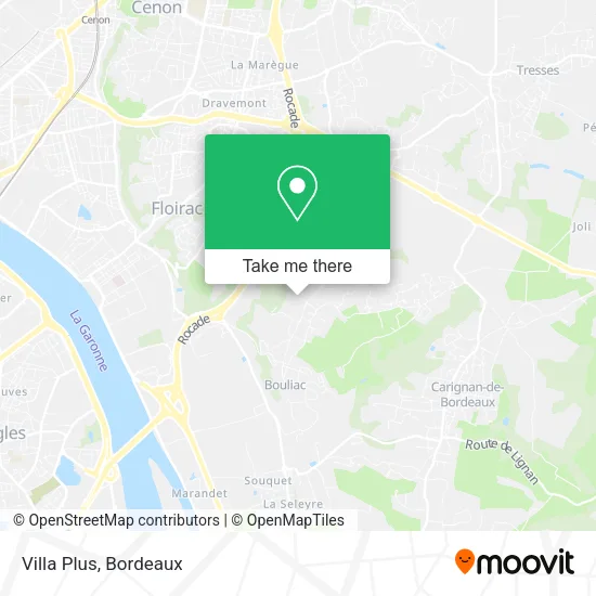 Villa Plus map
