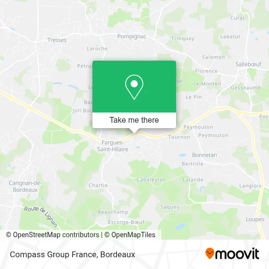Compass Group France map