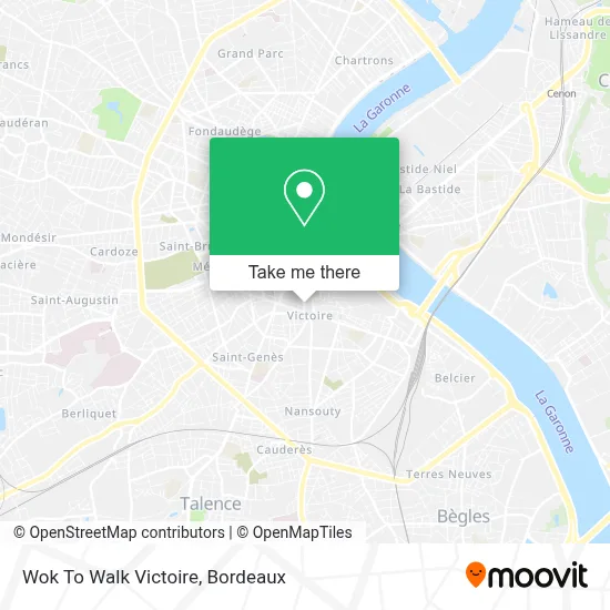 Wok To Walk Victoire map