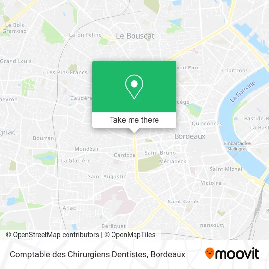Comptable des Chirurgiens Dentistes map