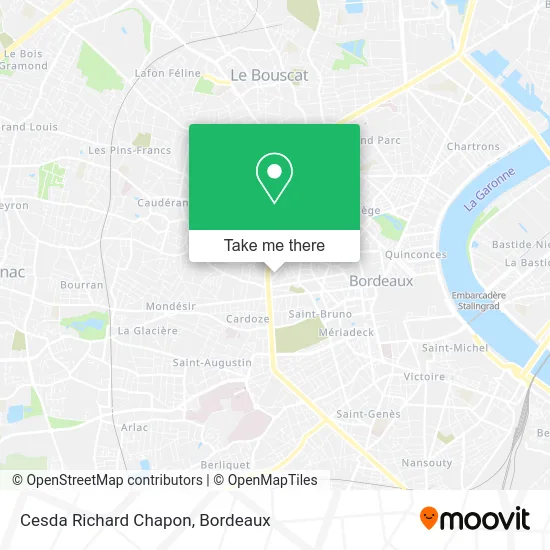 Cesda Richard Chapon map