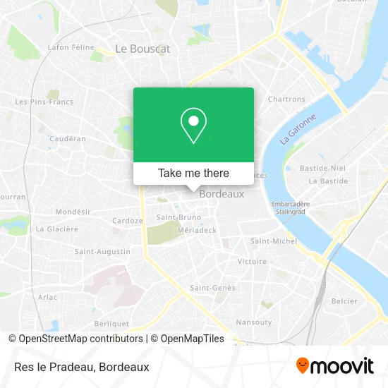 Res le Pradeau map