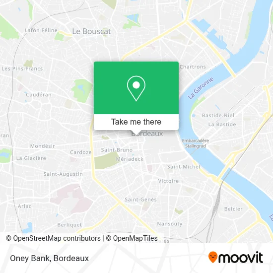 Oney Bank map