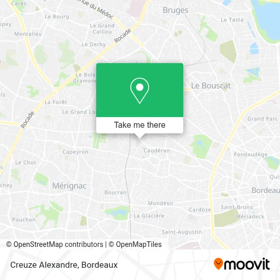 Creuze Alexandre map