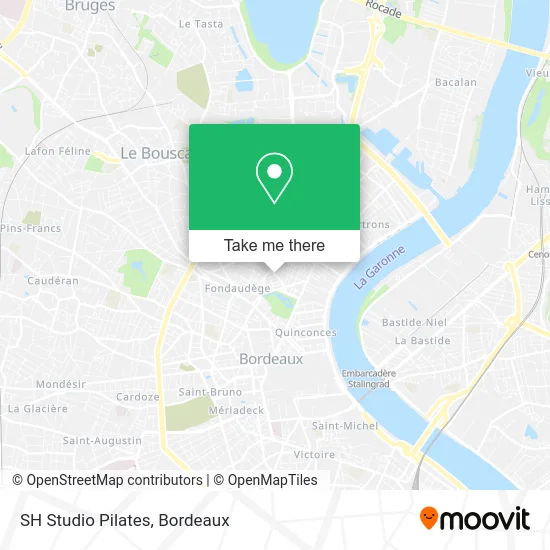 SH Studio Pilates map