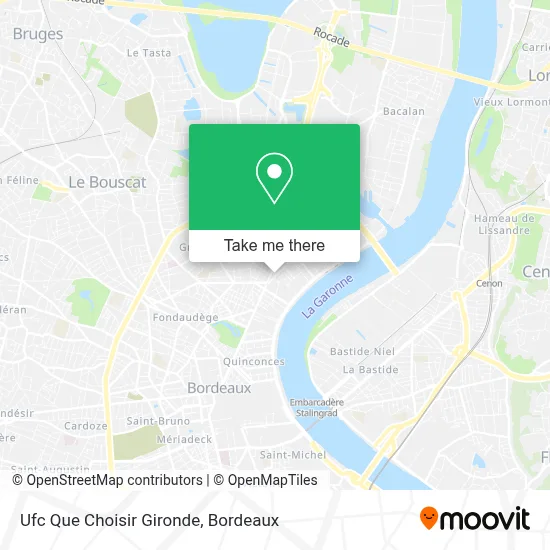 Ufc Que Choisir Gironde map