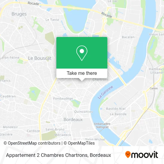 Appartement 2 Chambres Chartrons map