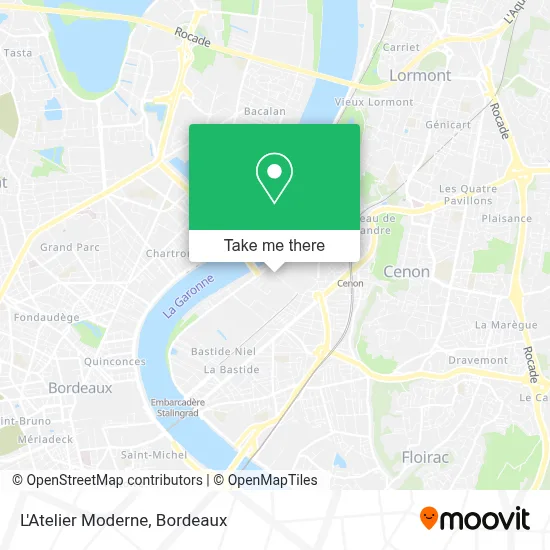 L'Atelier Moderne map