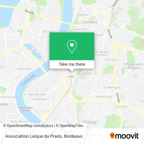 Association Laïque du Prado map