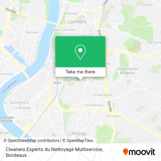 Cleaners Experts du Nettoyage Multiservice map