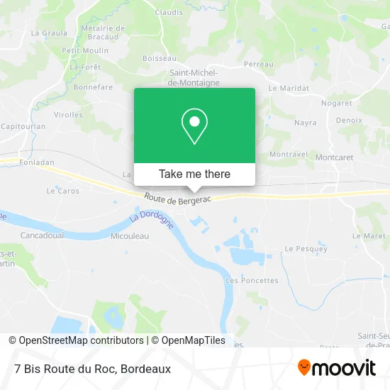 7 Bis Route du Roc map
