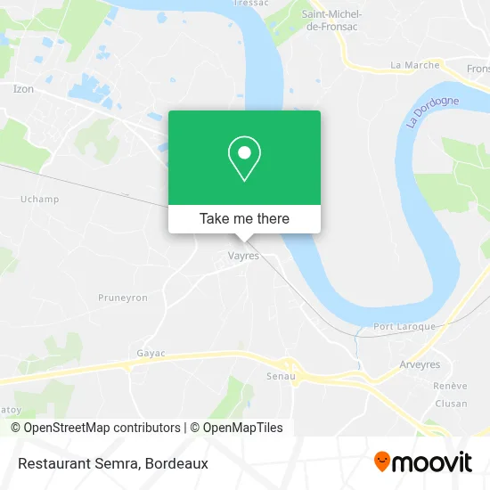 Restaurant Semra map