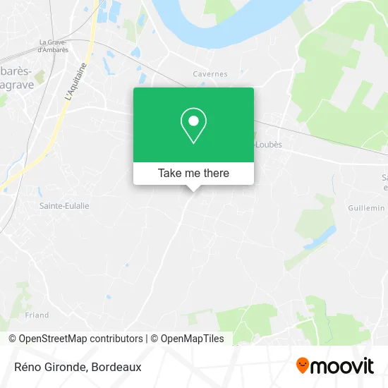 Réno Gironde map