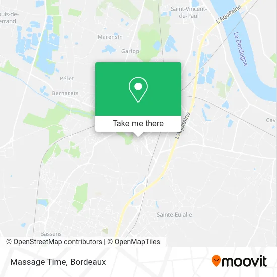 Massage Time map