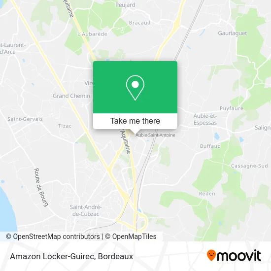 Amazon Locker-Guirec map