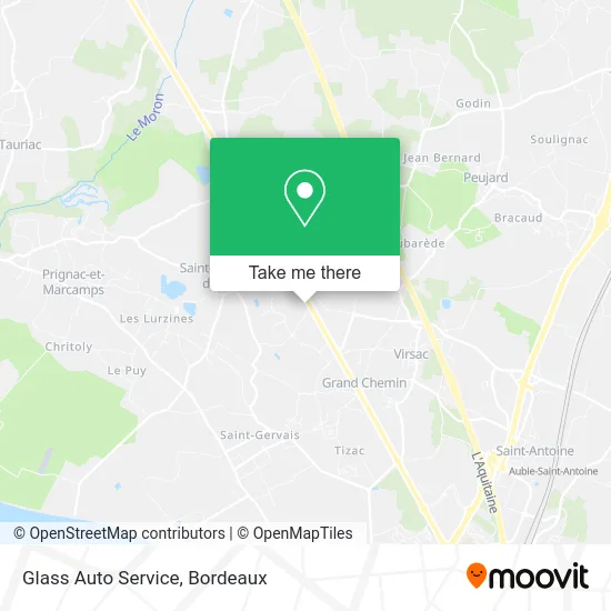 Glass Auto Service map