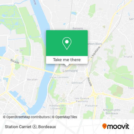 Station Carriet Ⓐ map