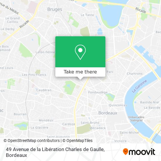 49 Avenue de la Libération Charles de Gaulle map