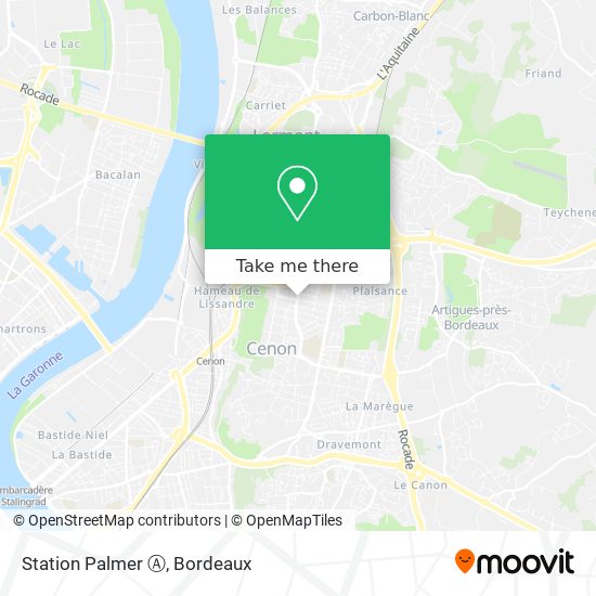 Station Palmer Ⓐ map