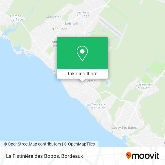 La Fistinière des Bobos map