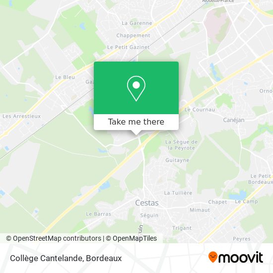 Collège Cantelande map