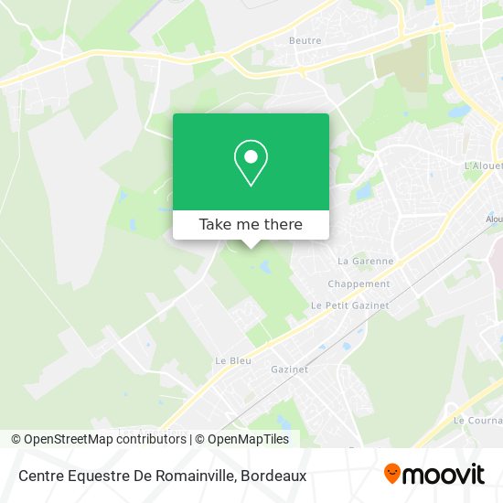 Centre Equestre De Romainville map