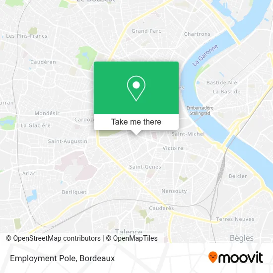 Pole Emploi map