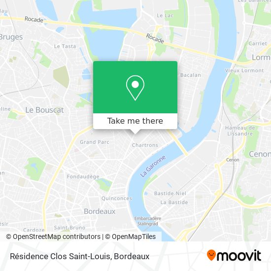 Résidence Clos Saint-Louis map