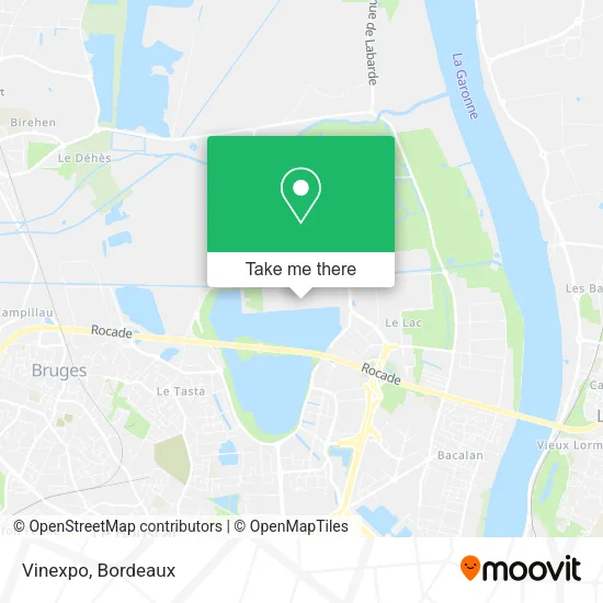 Vinexpo map