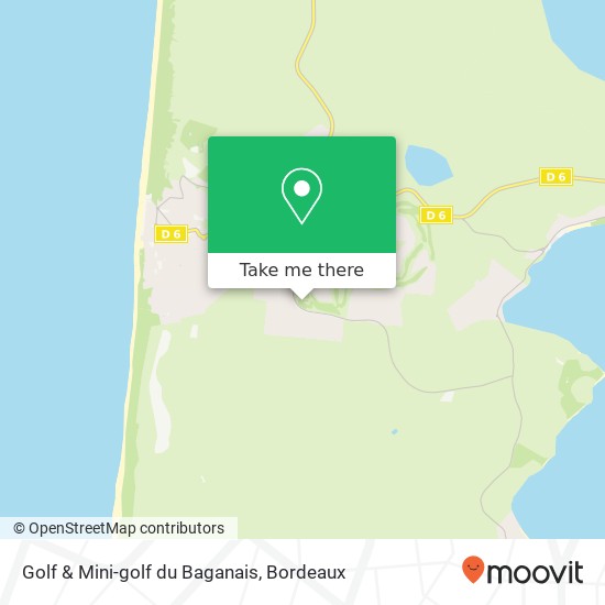 Golf & Mini-golf du Baganais map