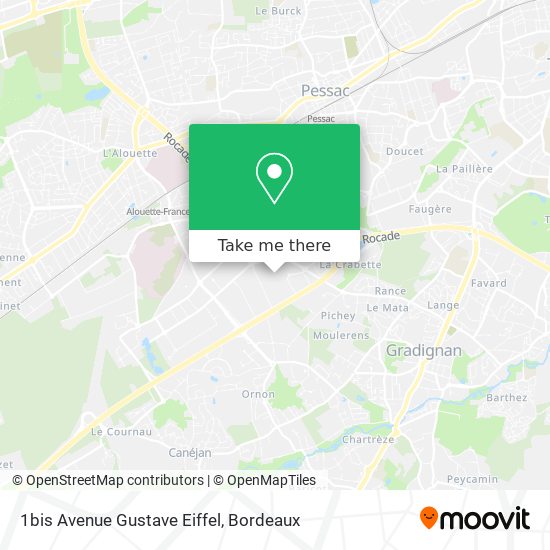1bis Avenue Gustave Eiffel map