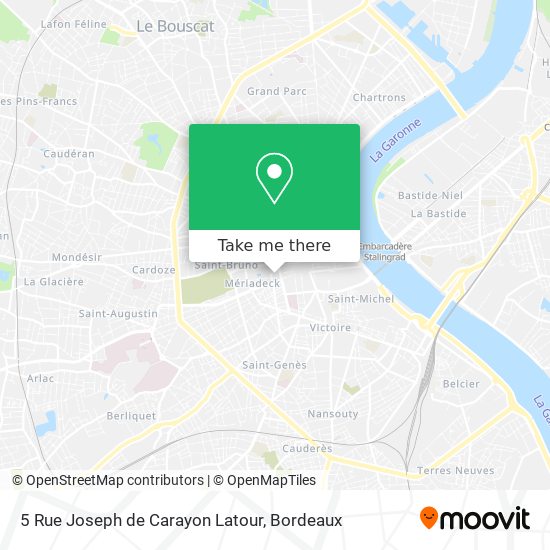5 Rue Joseph de Carayon Latour map