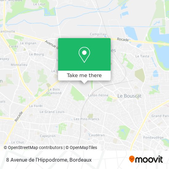 8 Avenue de l'Hippodrome map