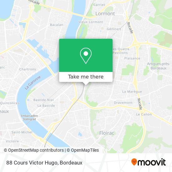 88 Cours Victor Hugo map