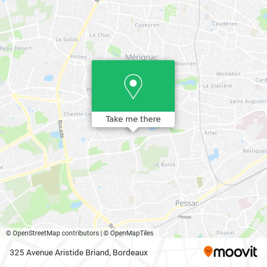 325 Avenue Aristide Briand map