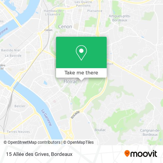 15 Allée des Grives map