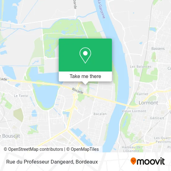 Rue du Professeur Dangeard map