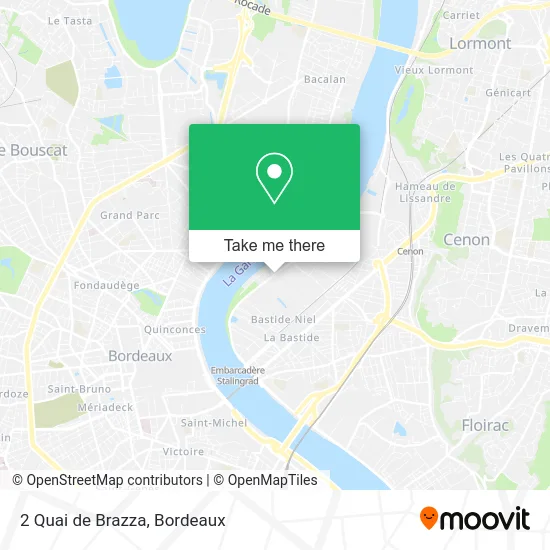 2 Quai de Brazza map